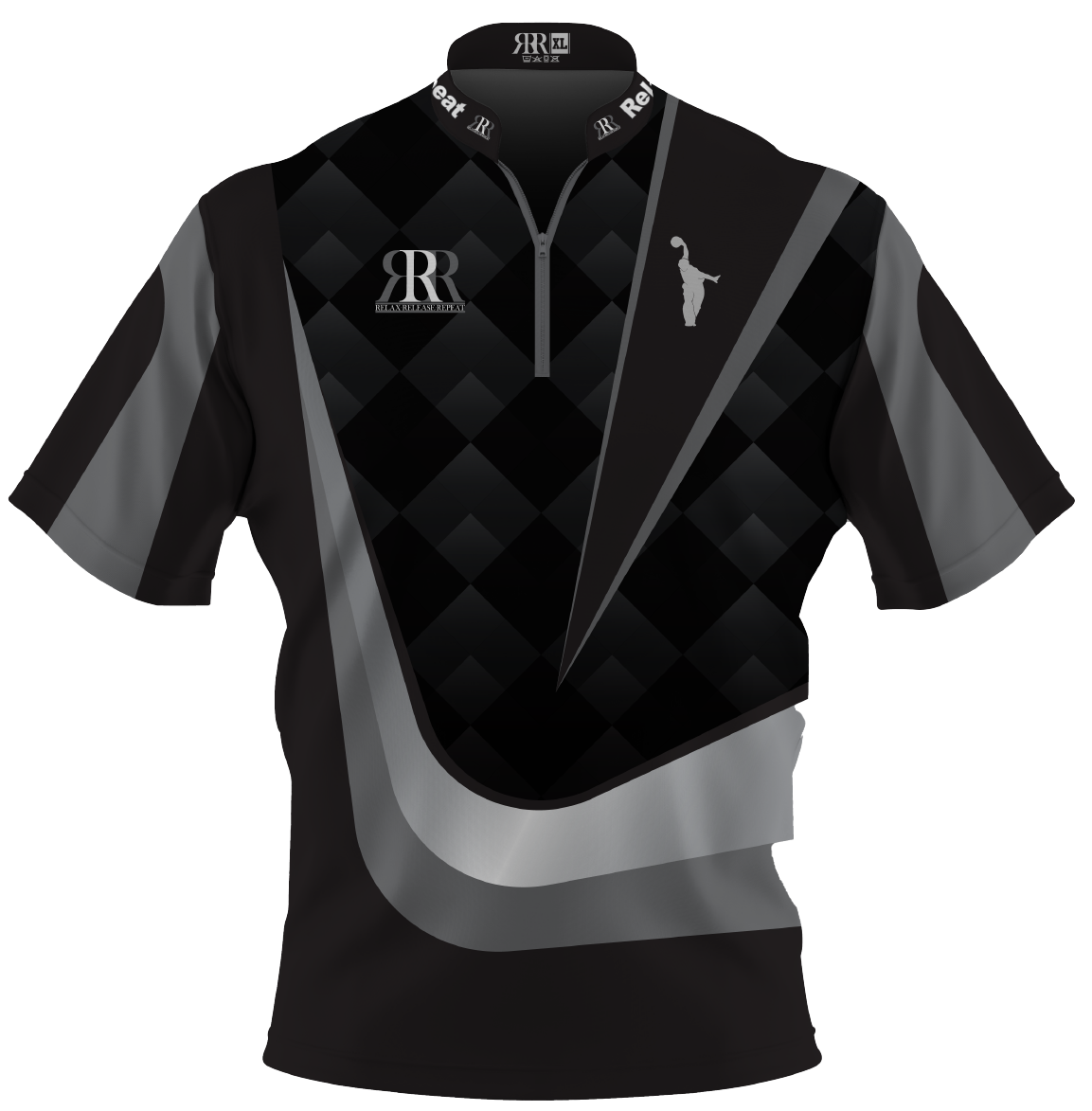 Spiked Swoosh Men's Zipper Jersey