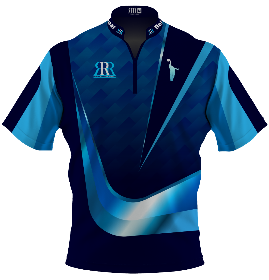 Spiked Swoosh Men's Zipper Jersey