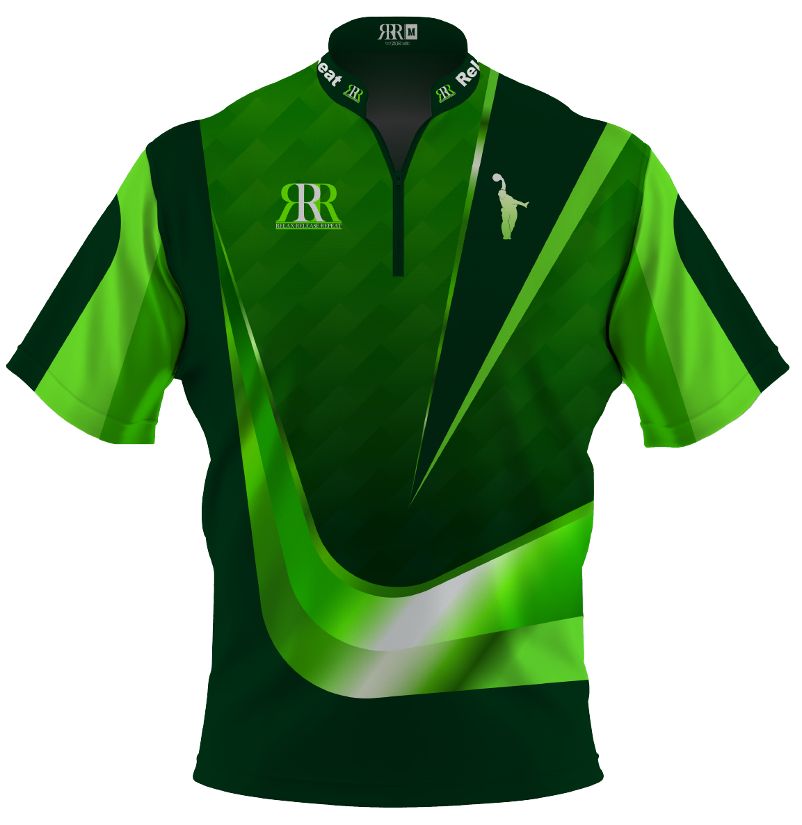 Spiked Swoosh Men's Zipper Jersey