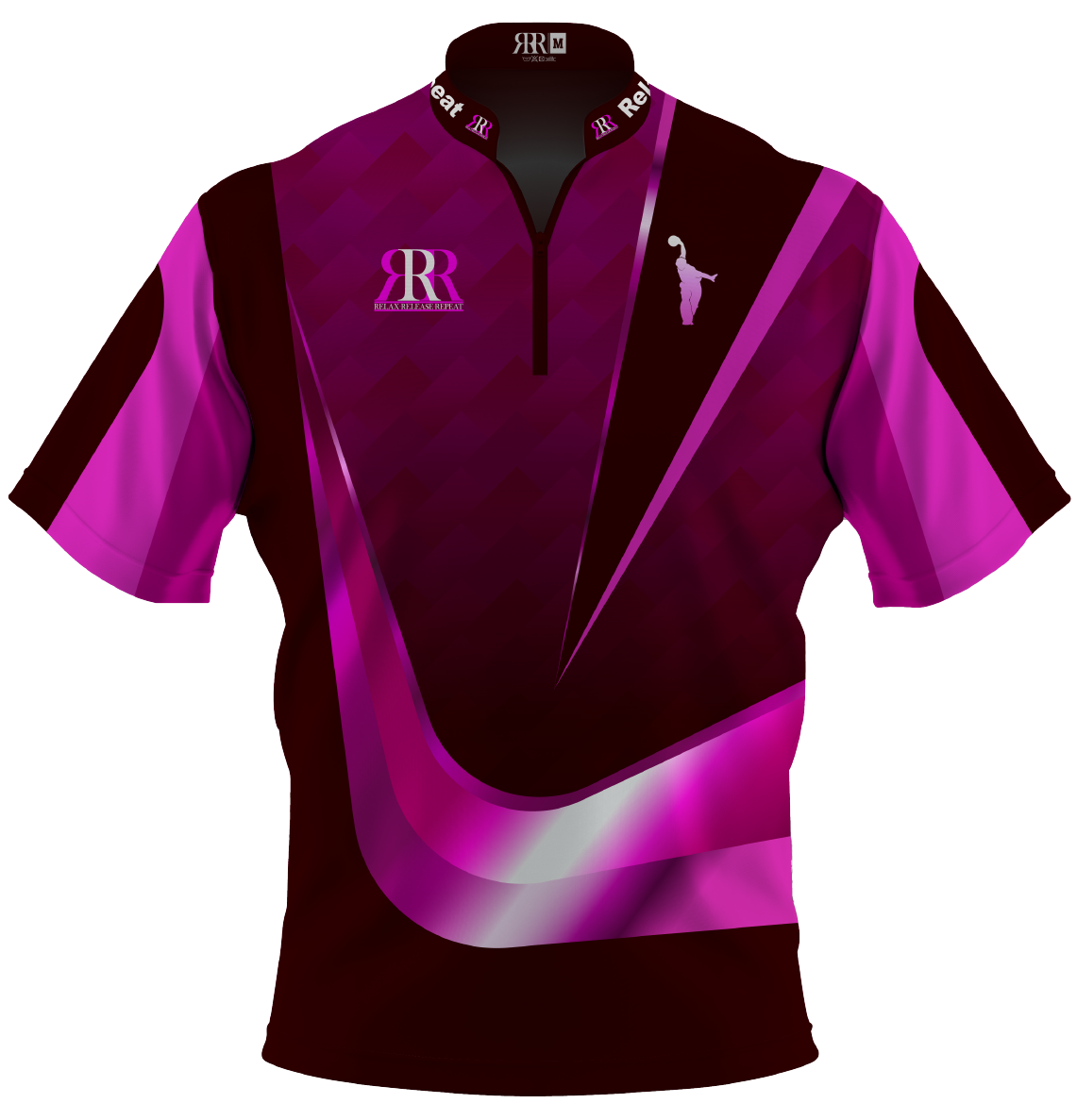 Spiked Swoosh Men's Zipper Jersey