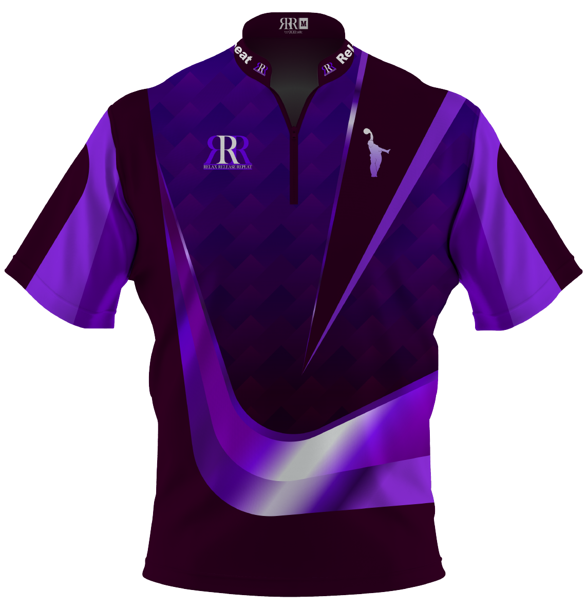 Spiked Swoosh Men's Zipper Jersey