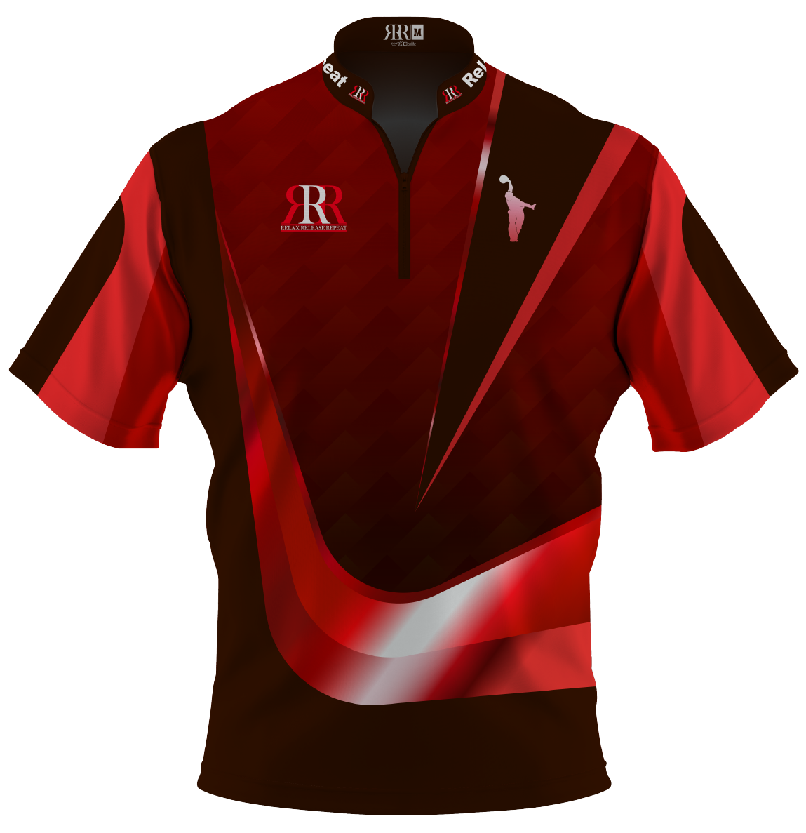 Spiked Swoosh Men's Zipper Jersey