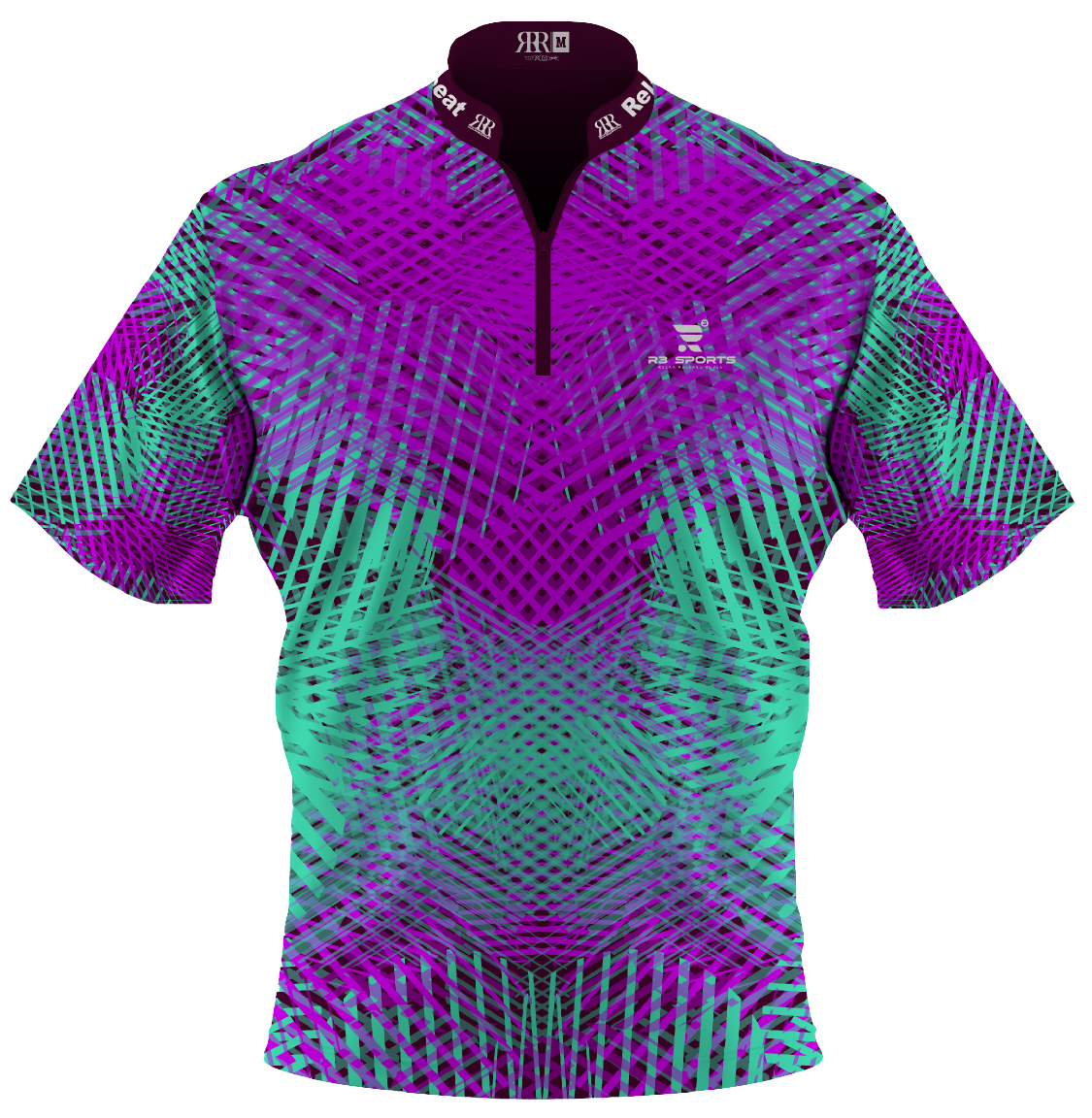 Webbed Zipper Bowling Jersey