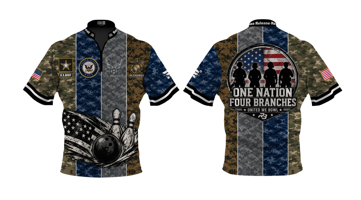 ALL BRANCH Military Bowling Jersey | R3 Sports