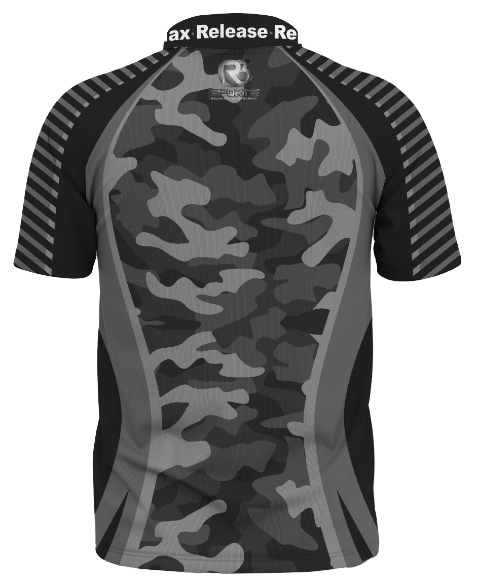 Camo Bowler Zipper Jersey