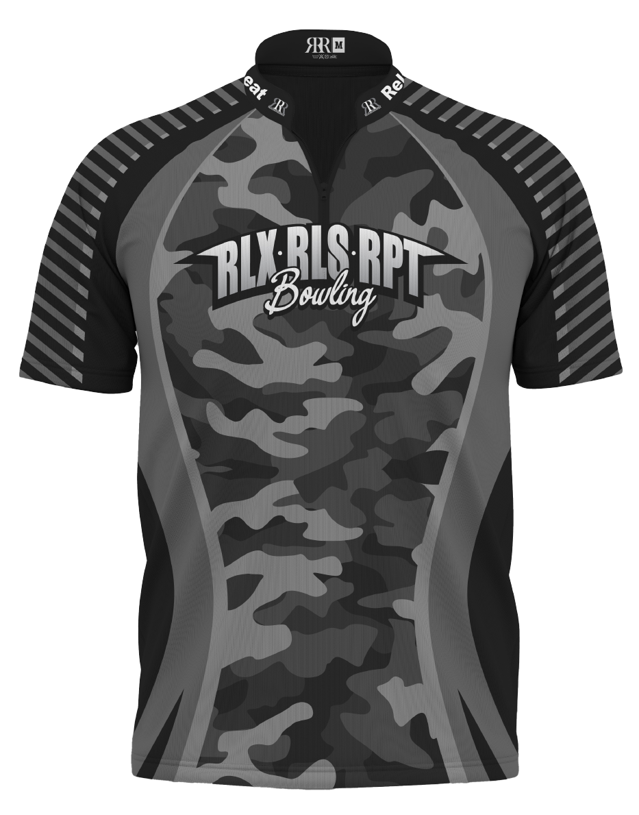 Camo Bowler Zipper Jersey