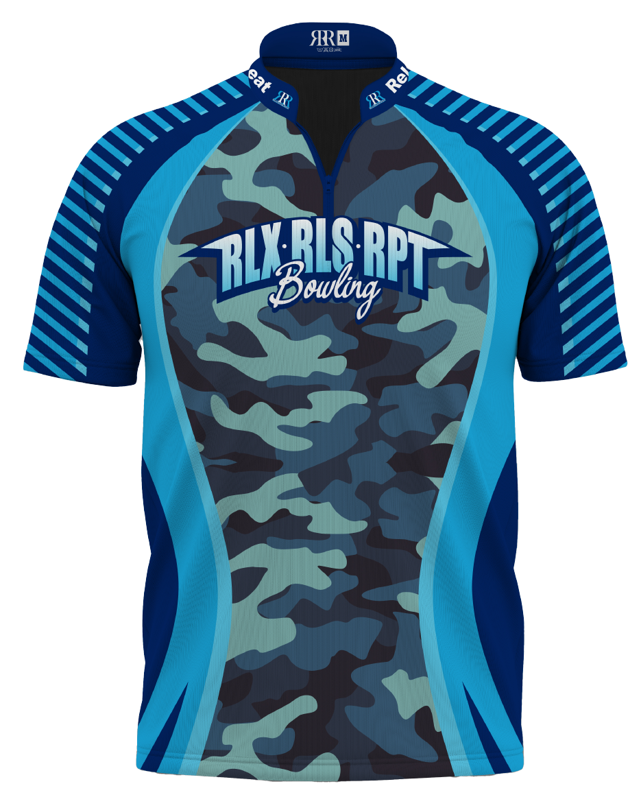 Camo Bowler Zipper Jersey