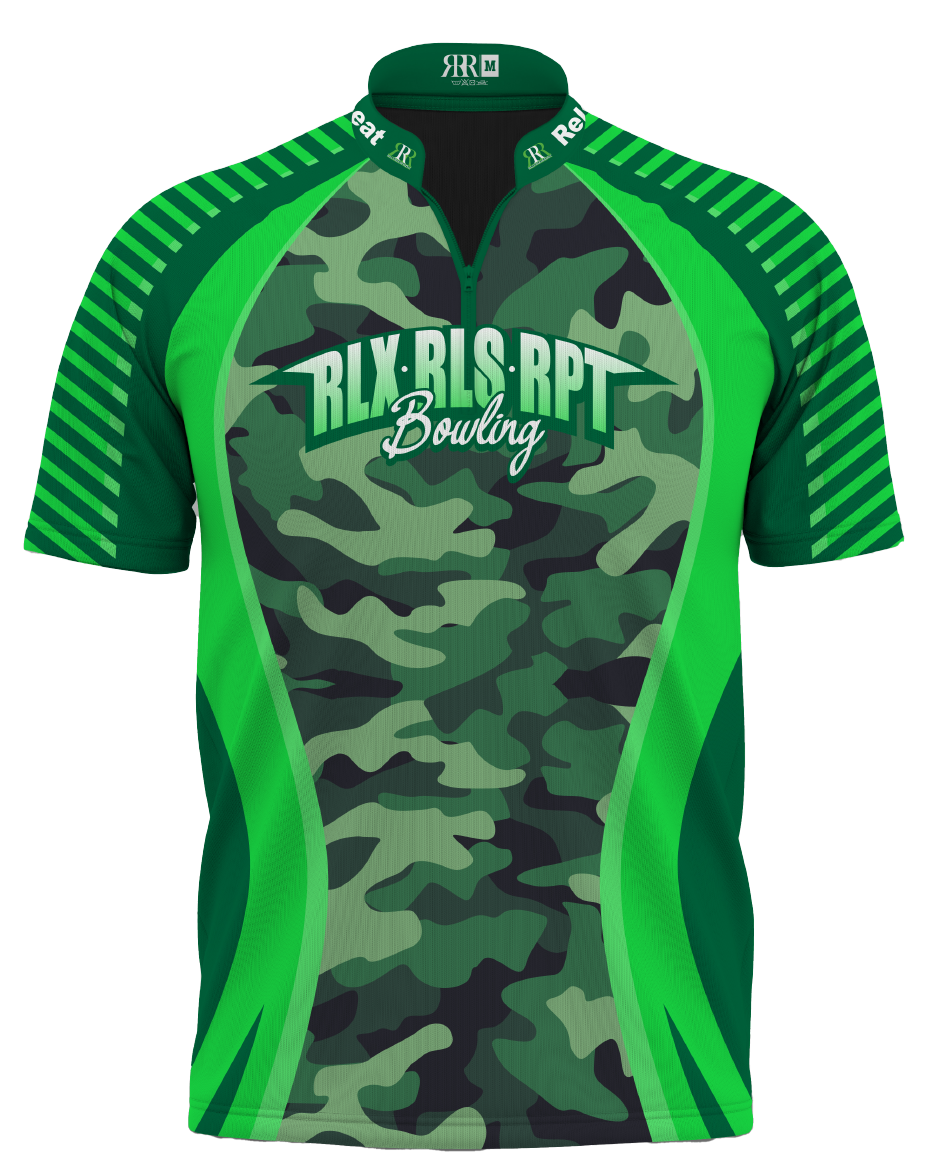 Camo Bowler Zipper Jersey