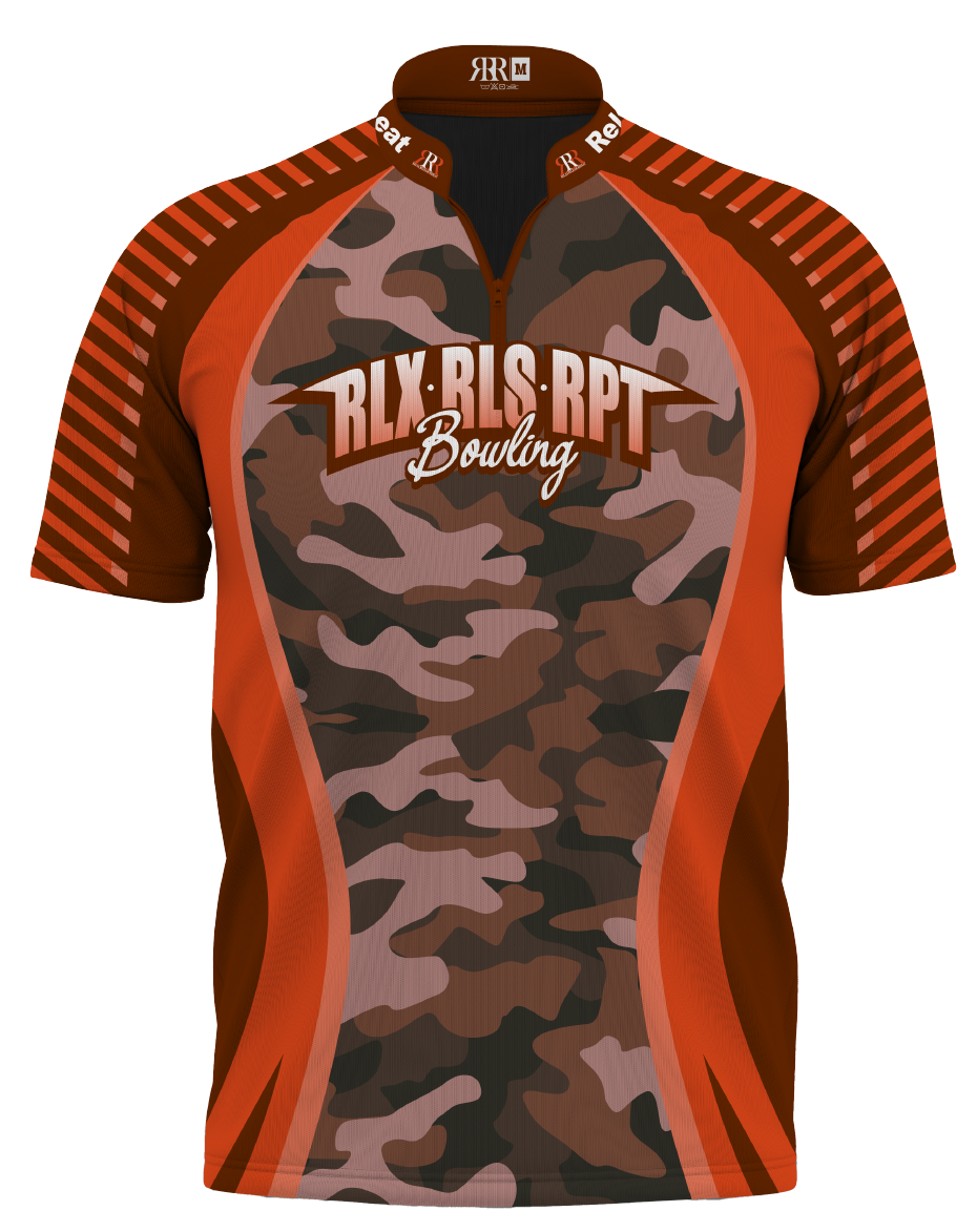 Camo Bowler Zipper Jersey