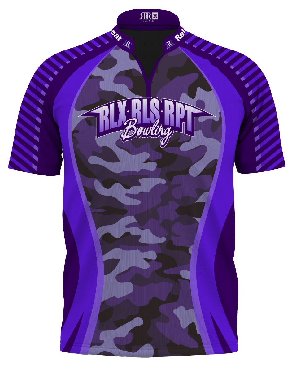 Camo Bowler Zipper Jersey