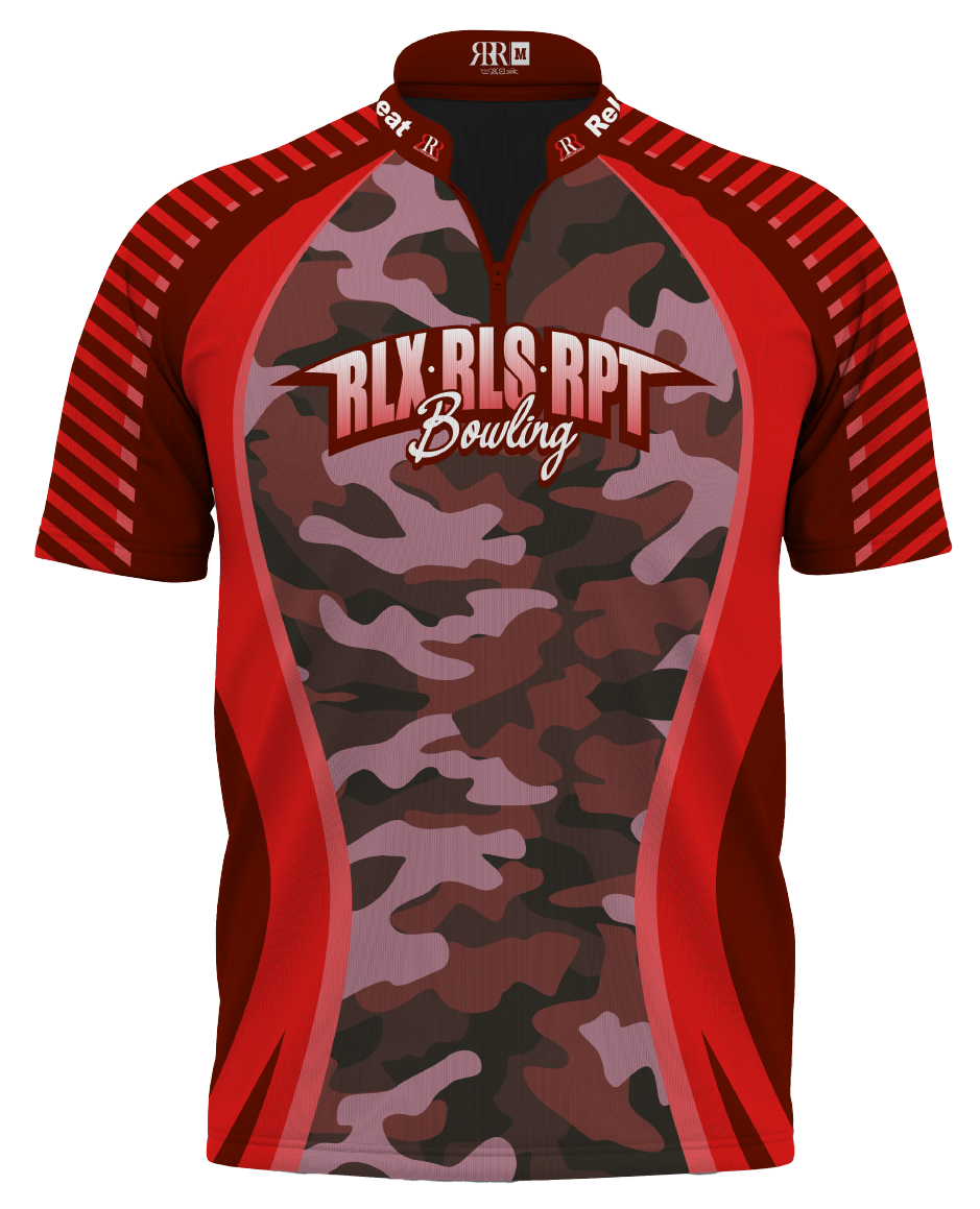 Camo Bowler Zipper Jersey