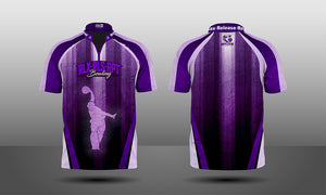 mens-quarter-zip-short-sleeve-bowling-shirt-purple